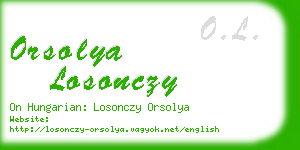 orsolya losonczy business card